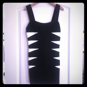 Black and White Mini Dress